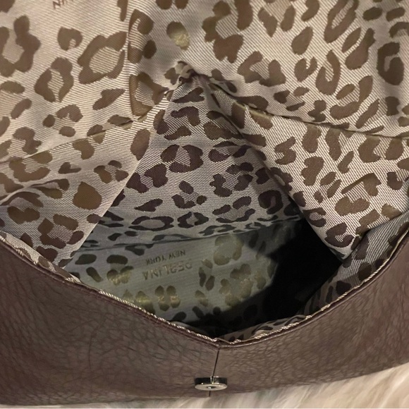 Perlina Baily Brown Leather Tote Purse - Picture 8 of 8